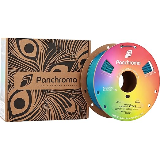 Polymaker Panchroma Blue Color Changing PLA, Glitter Starlight Neptune 3D - Image 9