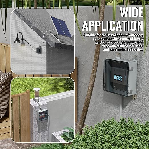 Joinfworld Outdoor Waterproof Electrical Box 13x13x5 Nema Box Weatherproof - Image 6