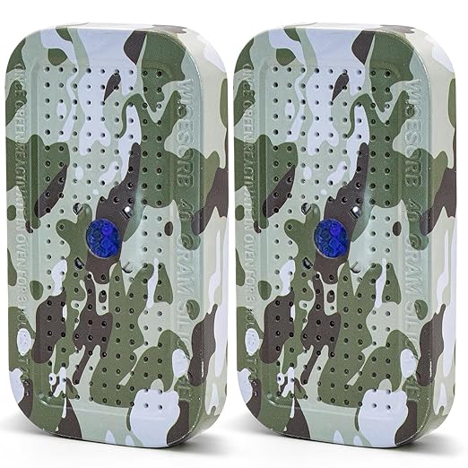 2 Packs Gun Safe Dehumidifier 40 Gram Reusable Indicating Silica Gel Desiccant by Wisesorb
