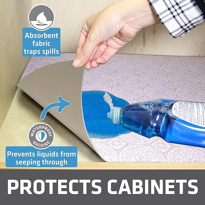 Drymate Premium XL Under Sink Mat, Waterproof Cabinet Protection Mats - Image 2