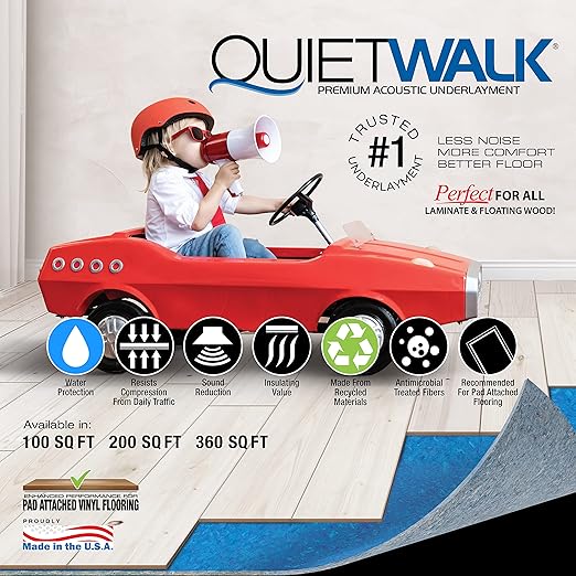QuietWalk Underlayment 200 sq ft – 3 mm Thick – - Image 17
