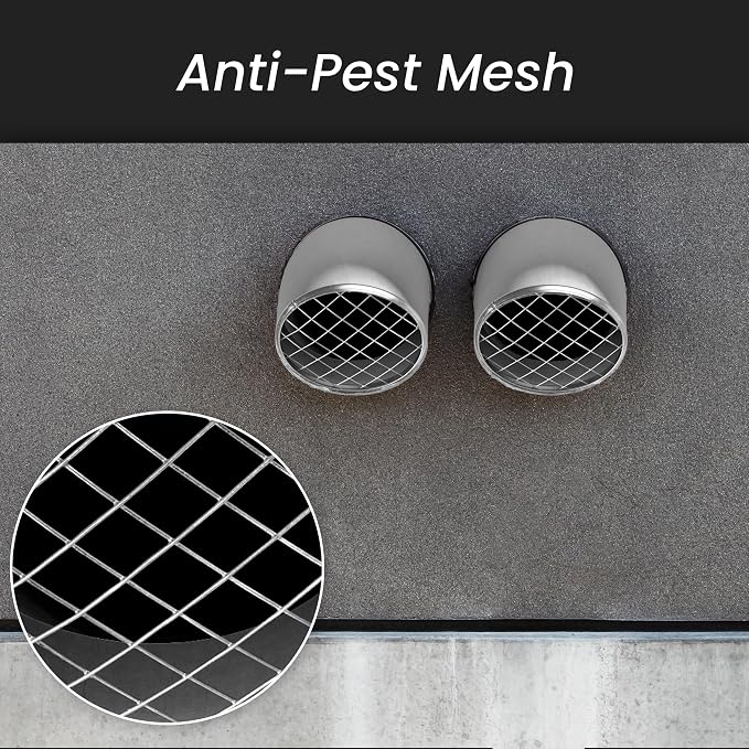 Repa Market Ø8 Inch Duct Cover – Galvanized Steel Round Duct Cap - Image 5