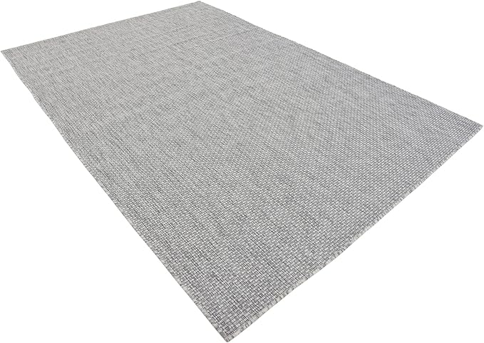 Unique Loom Collection Casual Transitional Solid Heathered Indoor/Outdoor - Image 5