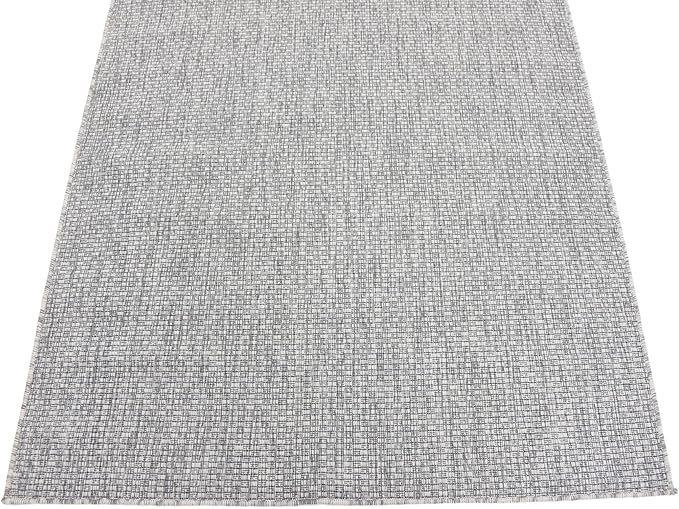 Unique Loom Collection Casual Transitional Solid Heathered Indoor/Outdoor - Image 6