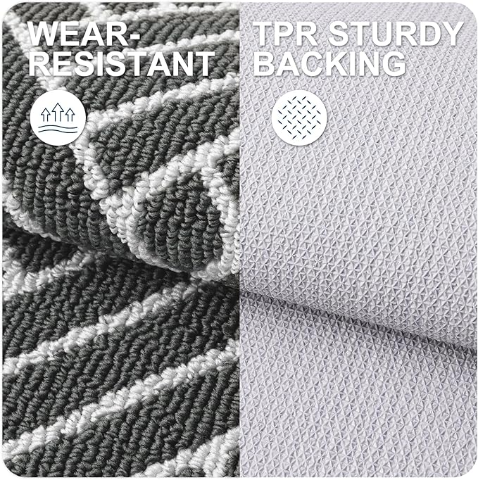 OLANLY Indoor Door Mat, 32x20 Inch, Dirt Resistant and Absorbent, Non-Slip - Image 3