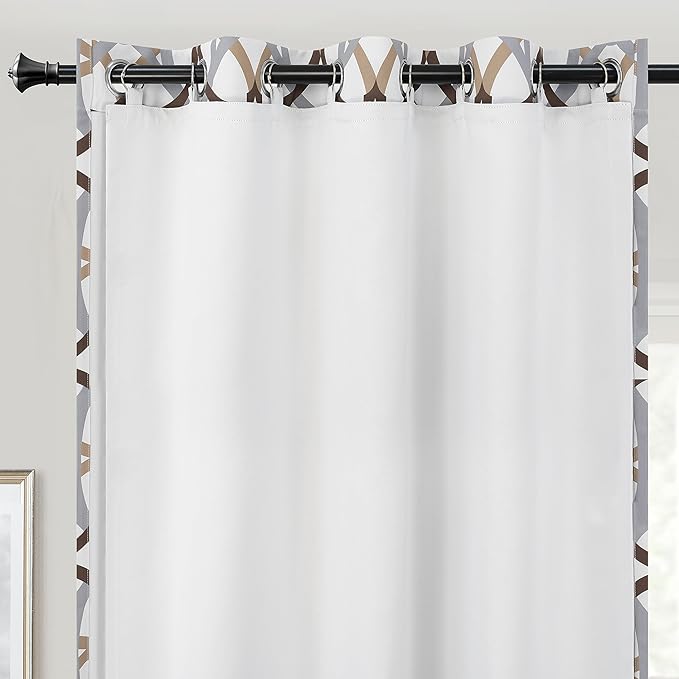 DriftAway Thermal Insulated Blackout Curtain Liner 2 Panels Each Liner Size 50 by DriftAway