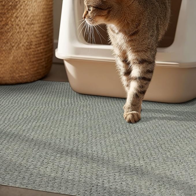 Mohawk Home Litter Box Moisture Barrier Mat Utility Solid Gray 3' X 5' Other - Image 2