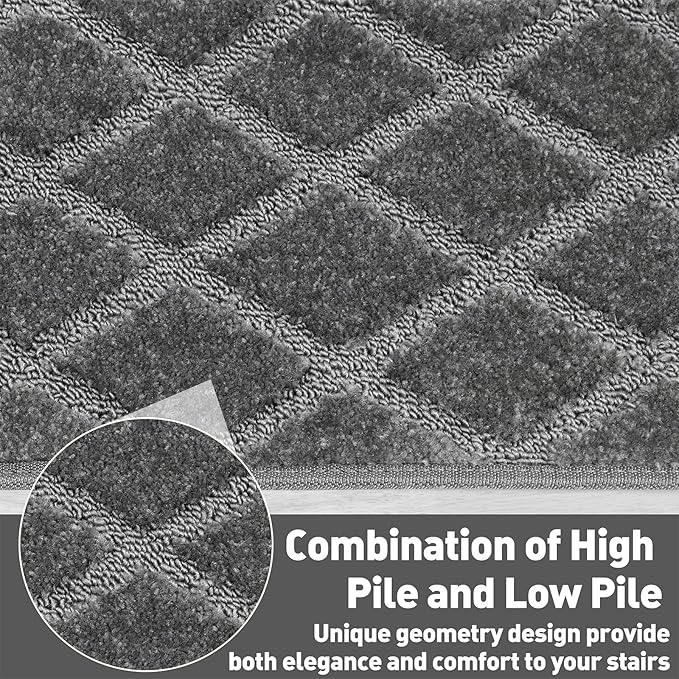 PURE ERA Carpet Stair Tread Landing Mat Tape Free Self Adhesive Non Slip Skid - Image 5