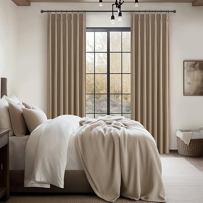 92 Inch Blackout Curtains for Living Room Thermal Noise Reduction Sliding Door - Image 5