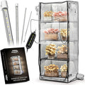 Mushroom Grow Tent with Light and Timer, Indoor Greenhouse with Grow Light by TerraFungus