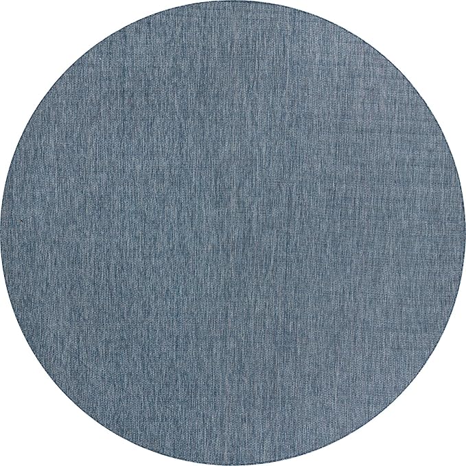 Unique Loom Collection Casual Transitional Solid Heathered Indoor/Outdoor - Image 3