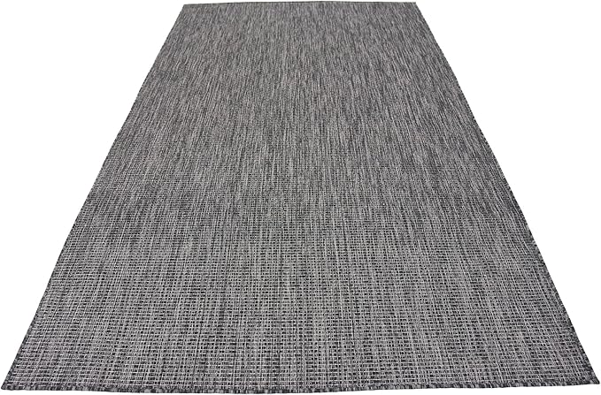 Unique Loom Collection Casual Transitional Solid Heathered Indoor/Outdoor - Image 6