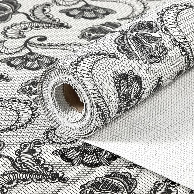 Drawer and Shelf Liner, Non-Slip Kitchen Cabinet Liners Non-Adhesive Thick by ALIUNI