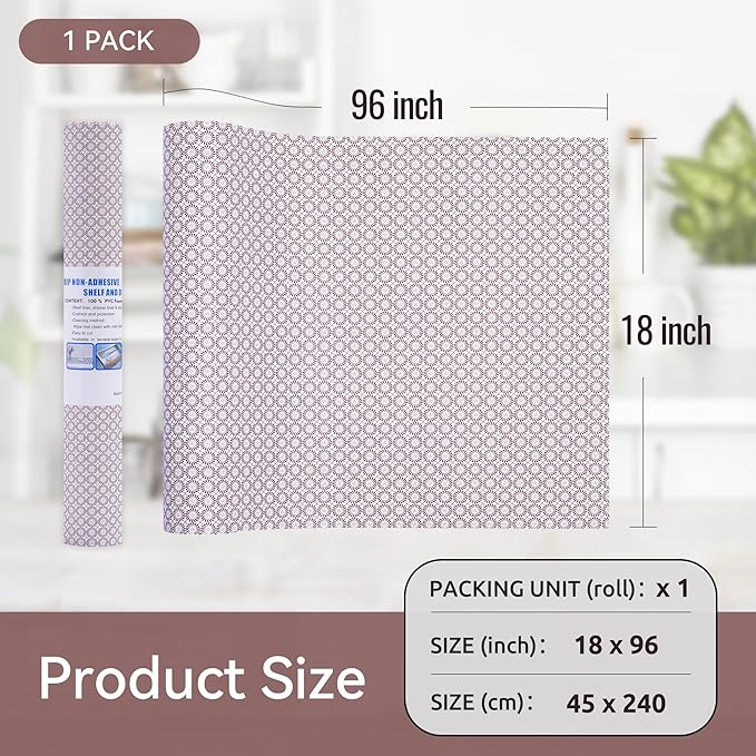 FIFTY FEET 18"x96" Non-Adhesive Shelf Liner - Image 5