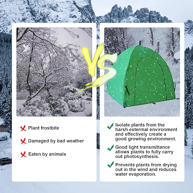 59″*59″*60″ Large Winter Plant Warm Covers - Image 7