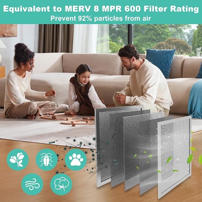 20x20x1 HVAC Furnace Air Filter, Lasts a Lifetime, Washable Reusable - Image 7