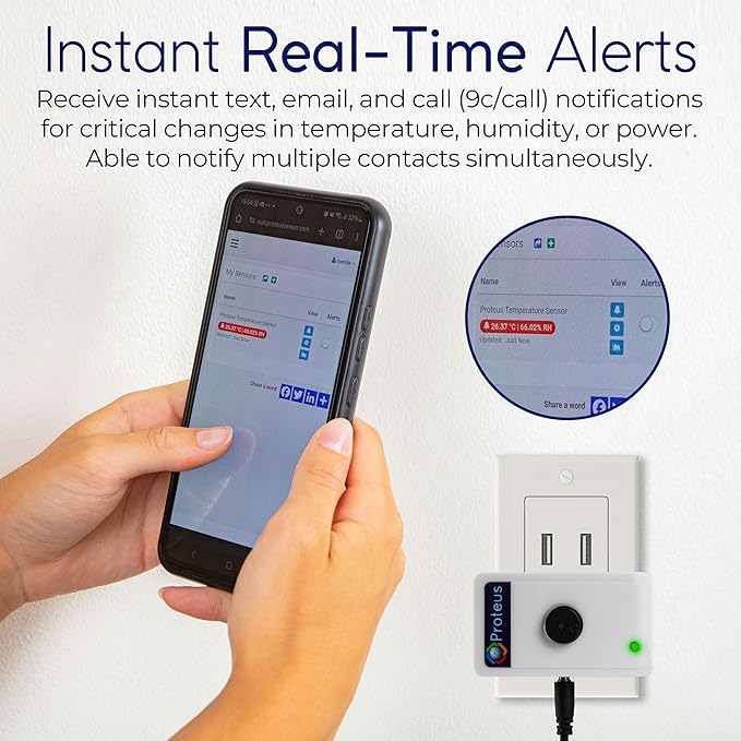 Proteus AMBIO - Wifi Temperature Humidity sensor - Image 3