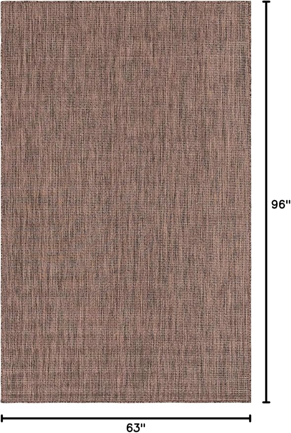 Unique Loom Collection Casual Transitional Solid Heathered Indoor/Outdoor - Image 2