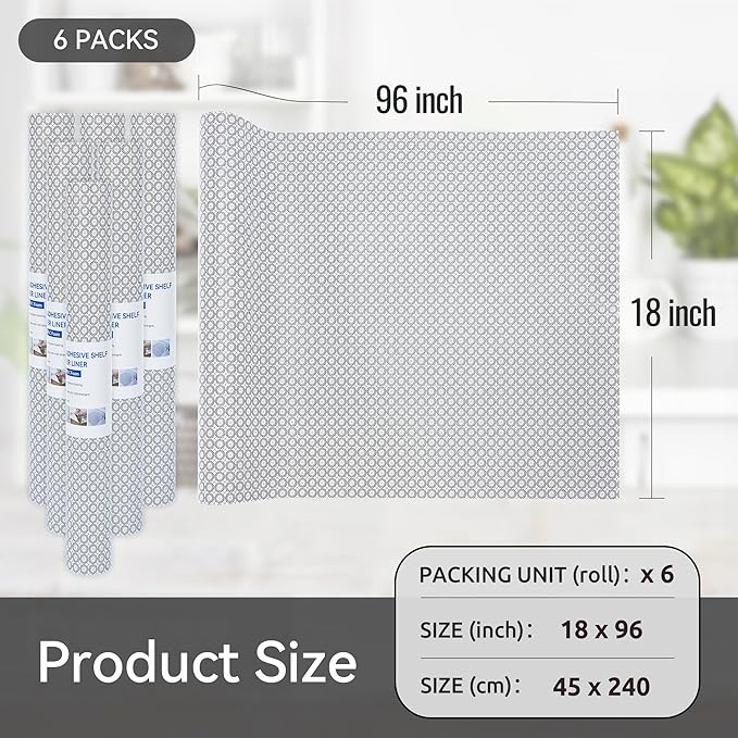 FIFTY FEET 18"x96" Non-Adhesive Shelf Liner - Image 5