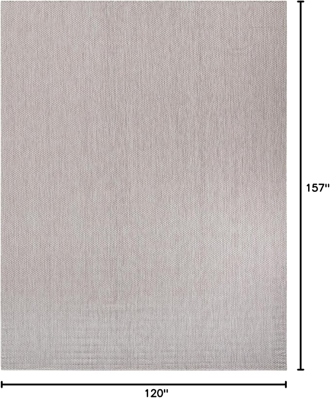 Unique Loom Outdoor Solid Collection Area Rug - Image 2