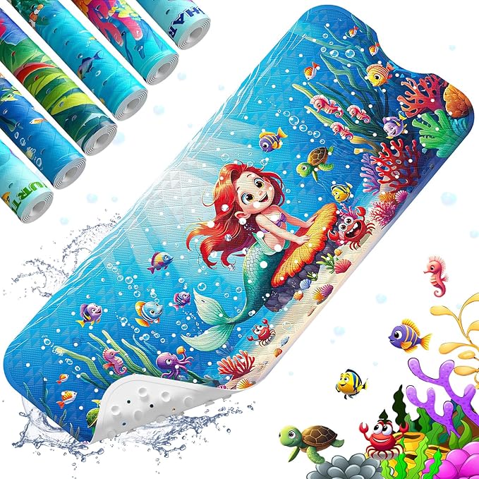 XIYUNTE Baby Bath Mat for Tub Non Slip Kids Bath Mat by XIYUNTE
