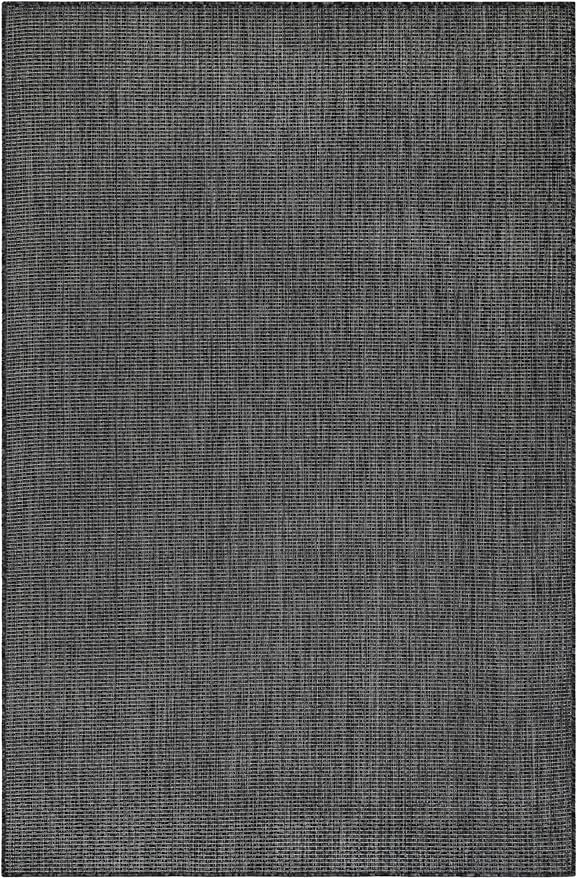 Unique Loom Outdoor Solid Collection Area Rug - Image 3