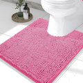 Smiry Luxury Chenille Toilet Rugs U-Shaped 24x20, Soft Absorbent Non-Slip by Smiry
