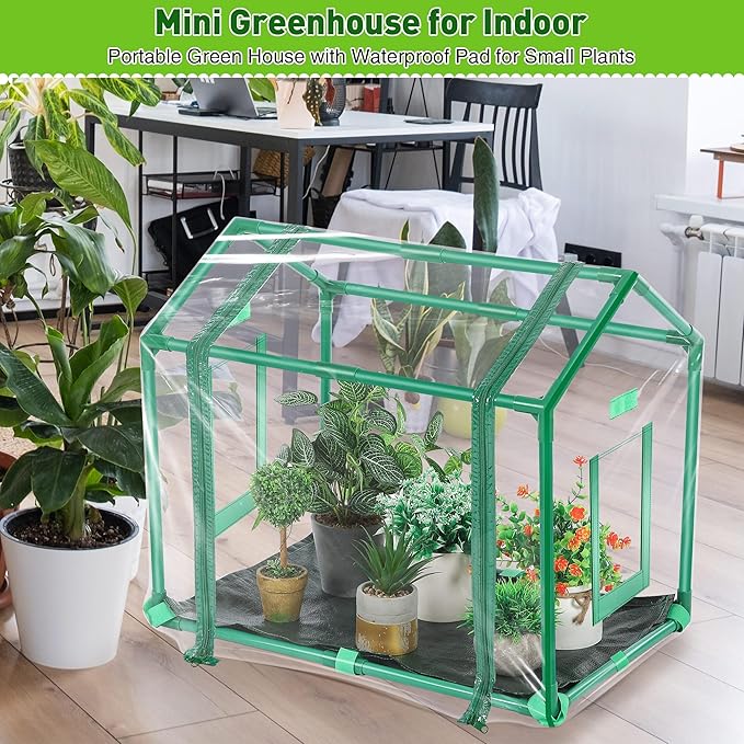 Mini Greenhouse with Potting Mat - Image 5