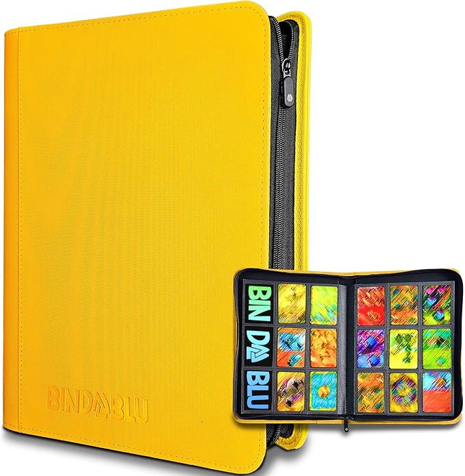 9 Pocket Trading Card Zip Binder by Bindablu