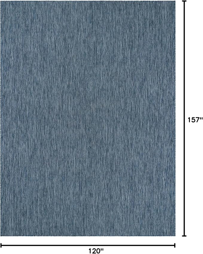Unique Loom Collection Casual Transitional Solid Heathered Indoor/Outdoor - Image 2
