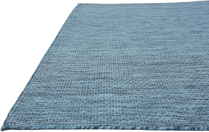 Unique Loom Collection Casual Transitional Solid Heathered Indoor/Outdoor - Image 8