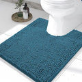 Smiry Luxury Chenille Toilet Rugs U-Shaped 24x20, Soft Absorbent Non-Slip by Smiry