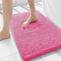 Smiry Luxury Chenille Bathroom Rugs 34x21, Extra Soft and Absorbent Shaggy Bath by Smiry