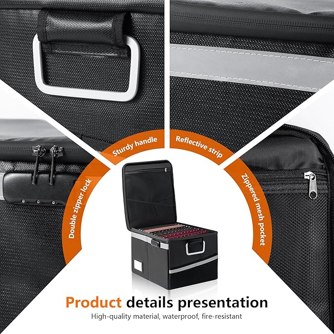 Fireproof Waterproof Document Box - Image 4