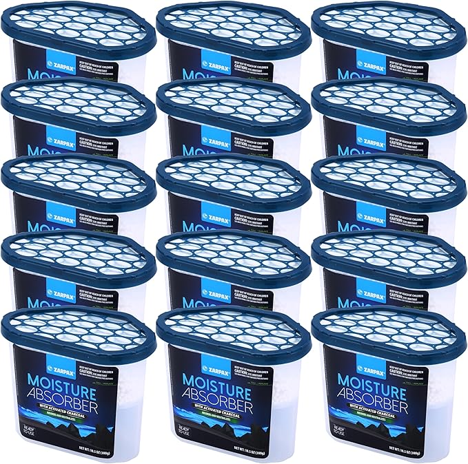 Moisture Absorber Activated Charcoal 10.5 oz/300g | Removes Moisture, Humidity by Zarpax