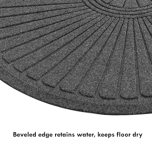 Guardian EcoGuard Diamond Fan Indoor Wiper Door Mat, Recycled Plactic and Rubber - Image 4