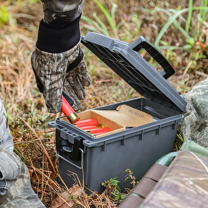 Sheffield 12628 Ammo Storage Box, Stackable .30 Cal Field Boxes, Water and Dust - Image 9