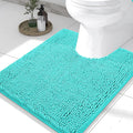 Smiry Luxury Chenille Toilet Rugs U-Shaped 24x20, Soft Absorbent Non-Slip by Smiry