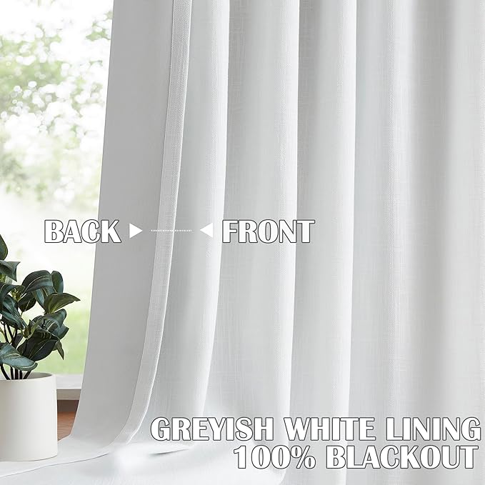 Kayne Studio White Pinch Pleated Blackout Curtains - Image 2