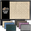 GORILLA GRIP 100% Waterproof All-Season WeatherMax Doormat 35x23, US Designed by GorillaGrip