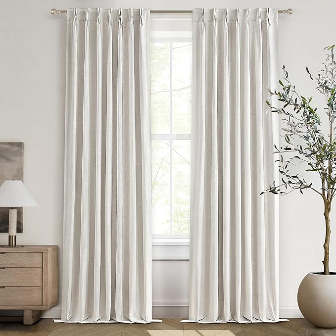 100 Inch Long Blackout Curtains by QJMYDECO