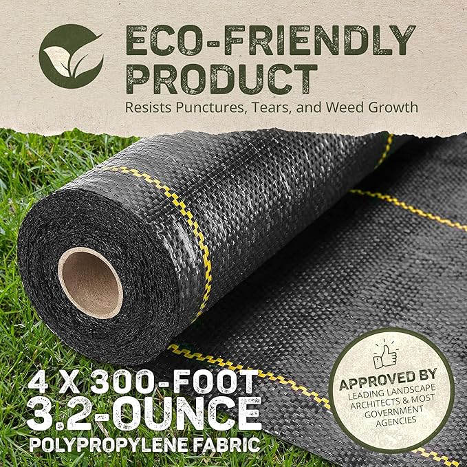 Dewitt Sunbelt 3.2 oz Woven Ground Cover, UV-Stabilized Weed Control Fabric - Image 4