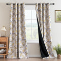 H.VERSAILTEX Floral 100% Blackout Curtains 84 inch Length 2 Panels Vintage by HVERSAILTEX