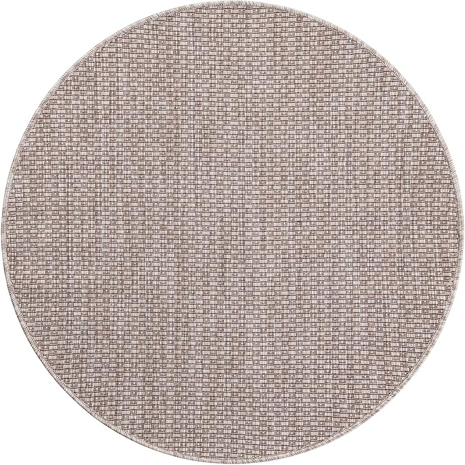 Unique Loom Outdoor Solid Collection Area Rug - Image 3