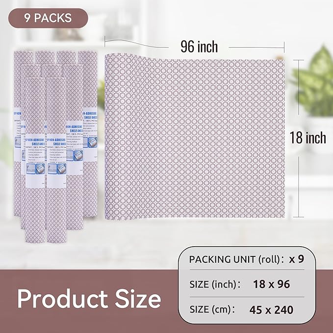 FIFTY FEET 18"x96" Non-Adhesive Shelf Liner - Image 5