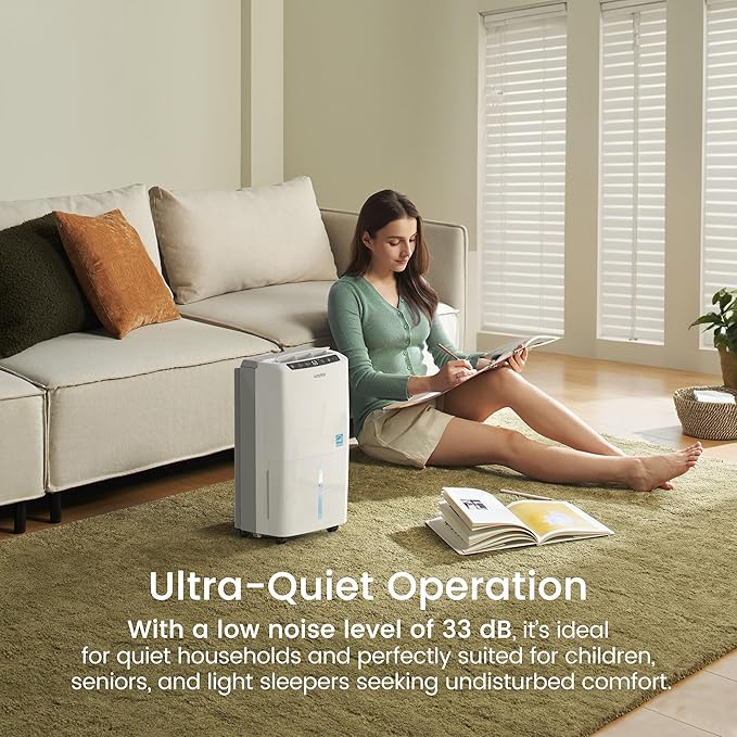 Waykar 2000 Sq. Ft 34 Pints 2025 Most Efficient Energy Star Dehumidifier - Image 4