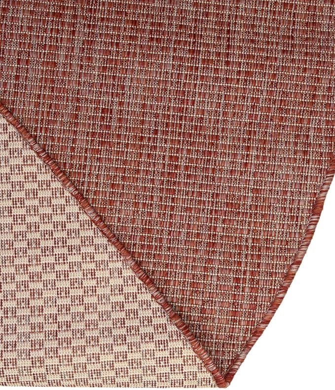 Unique Loom Collection Casual Transitional Solid Heathered Indoor/Outdoor - Image 7