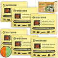 6 Pack 240G Reusable Silica Gel Desiccant Dehumidifier Bags, Color Indicating by Wisesorb