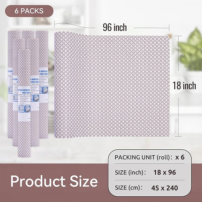 FIFTY FEET 18"x96" Non-Adhesive Shelf Liner - Image 5