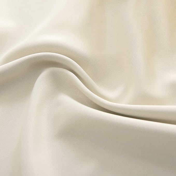 DONREN Thermal Room Darkening Draperies Window Curtain Panels - Image 7